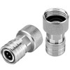 2PACK Garden Hose to Pressure Washer Adapter, 3/4” GHT to