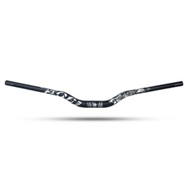 LUNJE Mountain Bike Handlebar, 31.8mm, 35/50/70/90/120mm Rise Options, 780mm Cutable Width, Lightweight T6 Aviation Aluminum for MTB Trail Commuter Bikes, Durable Ergonomic Chameleon Pattern