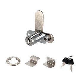 Cerraduras de Leva para Gabinete, Cerraduras con Llave Similar, Cilindro Largo Compatible con 0.4 Pulgadas, Juego de Cerraduras de Reemplazo para Cajones de Archivo, Buzón, Almacenamiento de RV