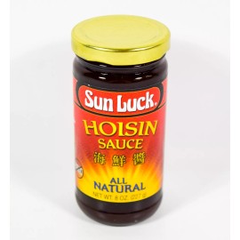 SunLuck 3 SUN LUCK HOISIN Sauce 8oz Jar Gluten Free All Natural  07/16/2026