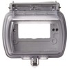 Leviton 5981-UCL While-in-Use Cover for GFCI/Decora Duplex and Single Outlet,