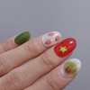 Bbangly Tomato Homemade Nail Tip - Petite Square / 빵글댕글