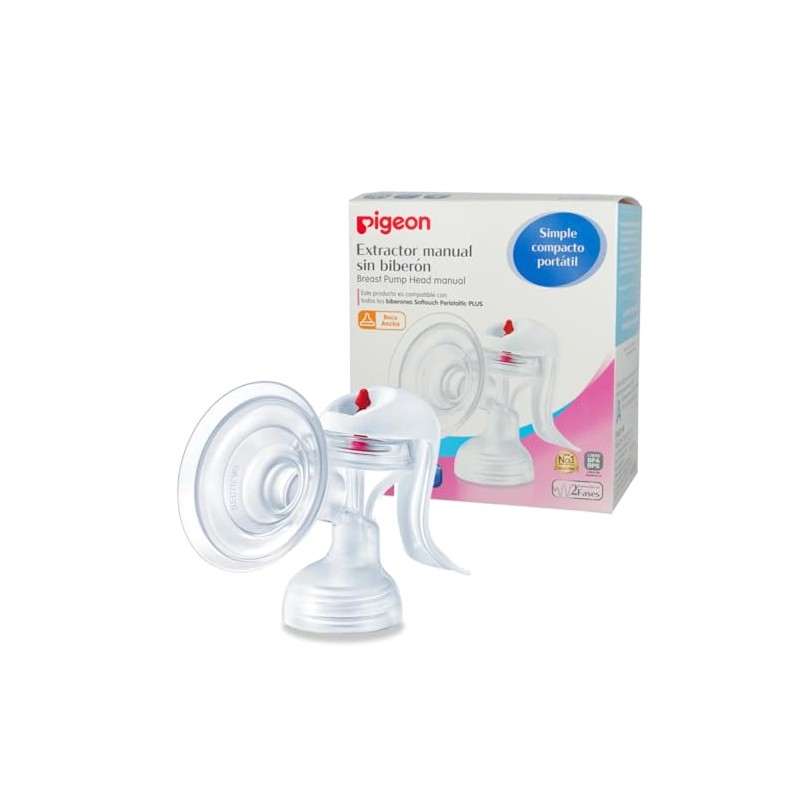 Extractor de Leche Manual | Sin Biberón | Libre de
