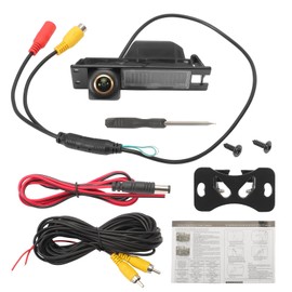 Anlseiod 1080P AHD Caméras de Recul Pour Opel Astra H Zafira B Corsa D Vectra C Insignia Caméra de Stationnement Angle de Vision de 175 degrés