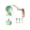 Botella Agua 2en1 Para Perros Y Gatos Portátil Verde