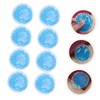 minkissy 8pcs Bag Compress Pads Physiotherapy Pad Pad Pvc Blue