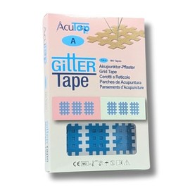AcuTop Grid Tapes - Targeted and Gentle Acupuncture Support (Blue, Type A)