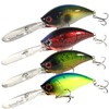 TACTICAL FISHING 4 Piezas - Kit de Curricanes 12.5cm 20.5g