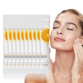 WanTuoluo 10X Collagen Anti-Aging Sleep Mask – Active Protein Technology – Intensive Hydration, Reduces Sagging & Dullness, Skin Care, Smooth & Whitilight, Cruelty-free (20PCS-Vitamin C Jelly Mask)