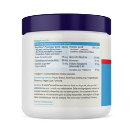 Glandex Dog Fiber Supplement Powder for Anal Glands with Pumpkin, Digestive Enzymes & Probiotics - (Regular or Advanced Strength) - Boot The Scoot (4.25 oz, Advanced Strength Duck & Bacon)