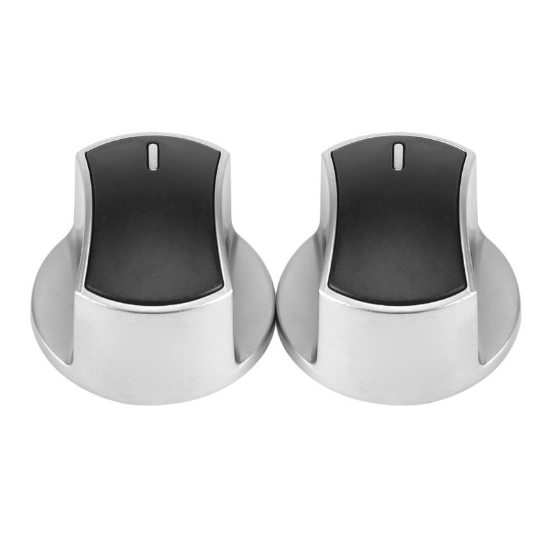 Control Knobs Replacement, 2pcs Universal Stove Rotary Knobs Metal Knob