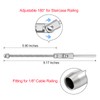 [Patent]CKE 20 Pack T316 Stainless Steel 180° Adjustable Angle Cable