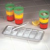 Fox Valley Traders Vintage Kitchen Aluminum Metal Ice Cube Trays,