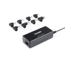 PRENDELUZ Tragbares Kfz-Ladegerät, 65 W, mit 1 USB-Port und 8 Anschlüssen, ideal zum Aufladen von mobilen Geräten und Zubehör auf Reisen.