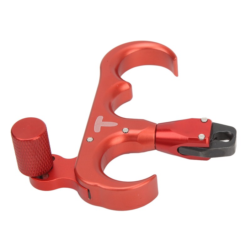 3 Finger Hand Held Bow Release Aluminum Alloy Thumb Release