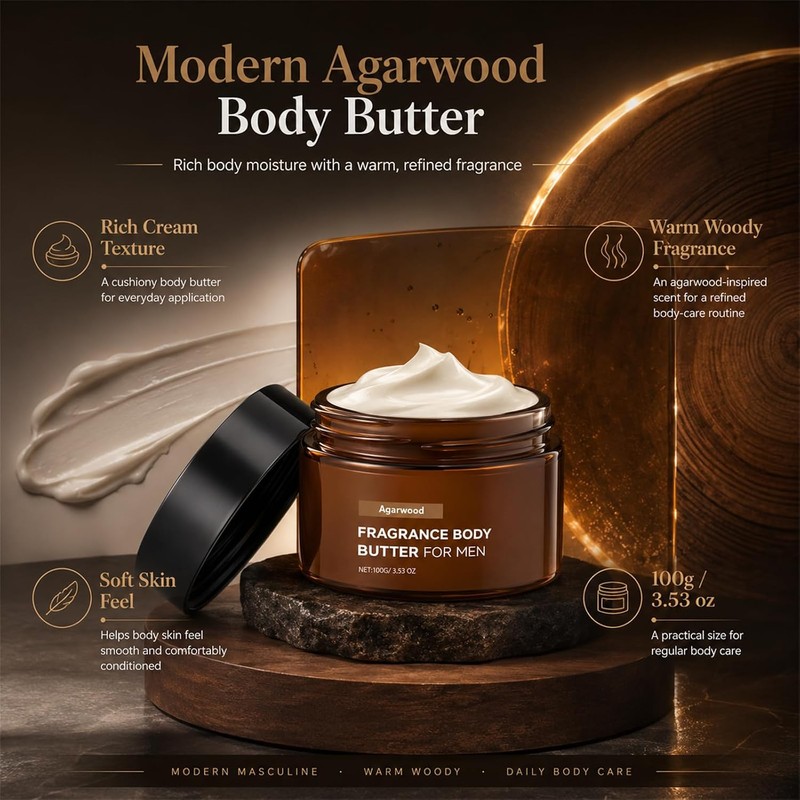 Pheromone Body Butter for Men, Hand & Body Lotion for