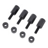 4Pcs Seat Lift Mount Kits 2 Inch Black Reliable Rugged