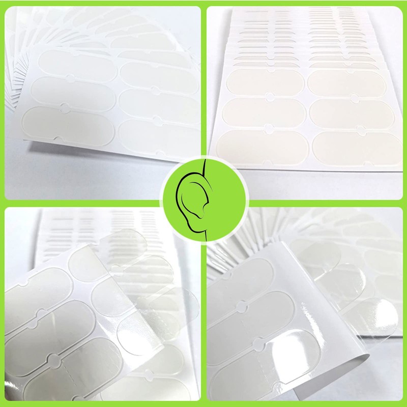 Zaagot 10pcs Ear Support Stickers Invisible Ear Corrector Ear Lobe