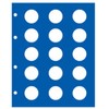 SAFE TOPset 7849 Supplementary Sheet for 15 Pieces 10 Euro Air, Care Coins, Includes Blue Intermediate Sheet