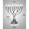 LED Electric Hanukkah Menorah - LED Tree of Life Chanukah