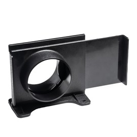 POWERTEC 70357 4 Inch Wall Mounting Blast Gate with Bracket for Dust Collector, Dust Collection Fittings, 1 Pack