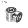 PATIKIL 10 Pack 8x22x7mm Skateboard Bearings 608-2RS Steel Ball Bearings