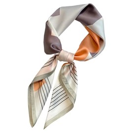 Office Scarf, Scarf, Neckerchief, 27.6 x 27.6 inches (70 x 70 cm), Bandana, Scarf, Bag, Handle, Pocket, Antique Style, Gentle Texture, Unisex, Hair Ornament, Bag Decoration, OL - Purple