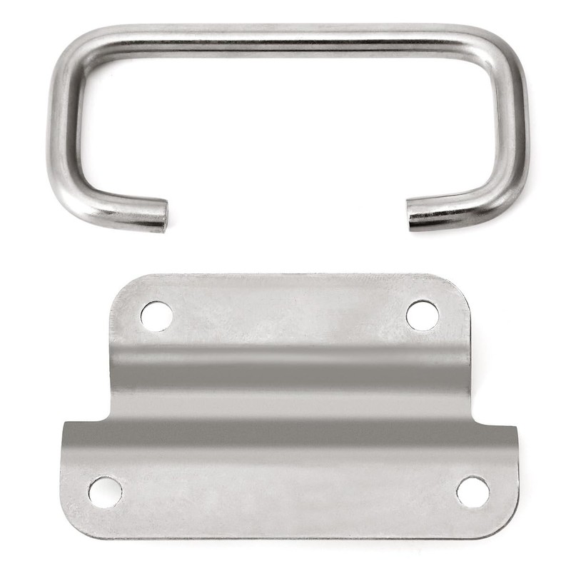 Stainless Steel Drawer Handle with Flexible Loop and Fixing Options