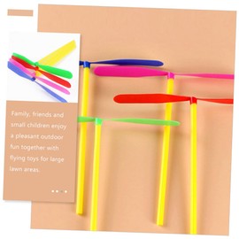 Sosoport 100Pcs Flying for Creative Portable Hand Helicopter Party Favors Great for Outdoor Fun Develops Hand Eye Coordination Design