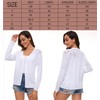Famrrifuu Women's Cardigan Elegant Cardigan Summer Lightweight Jacket Long Sleeve