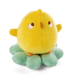 NICI Molang Piu 48873 Cuddly Toy on Clover Leaf 10 cm Yellow
