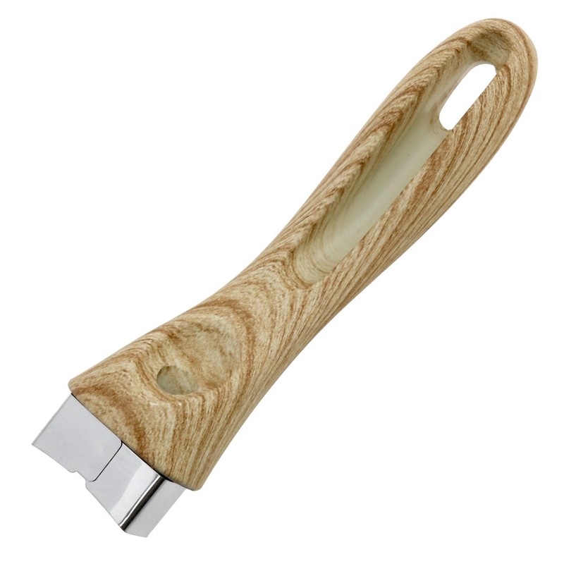 LoveIysp Universal Wooden Scald-Proof Pot Handle Replacement Grip, Stainless Steel