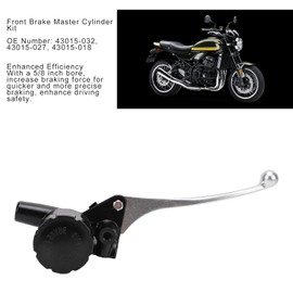 Front Brake Master Cylinder Kit, Compatible with Kawasaki H1 H2 KH400 KH500 KZ400 KZ650 KZ750 KZ1000 S 2 S 3 Z1, Durable 5/8in Bore High Efficiency Pump