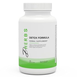Detox Formula Supplement, Herbal Body Cleanse with Dandelion Root (100 Capsules)