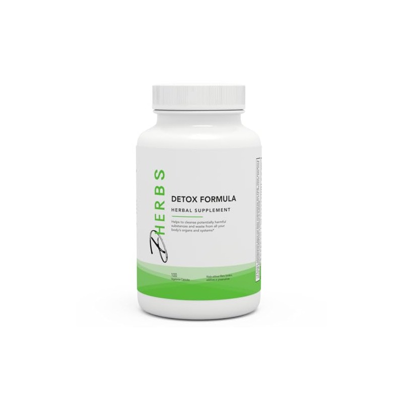 Detox Formula Supplement, Herbal Body Cleanse with Dandelion Root (100