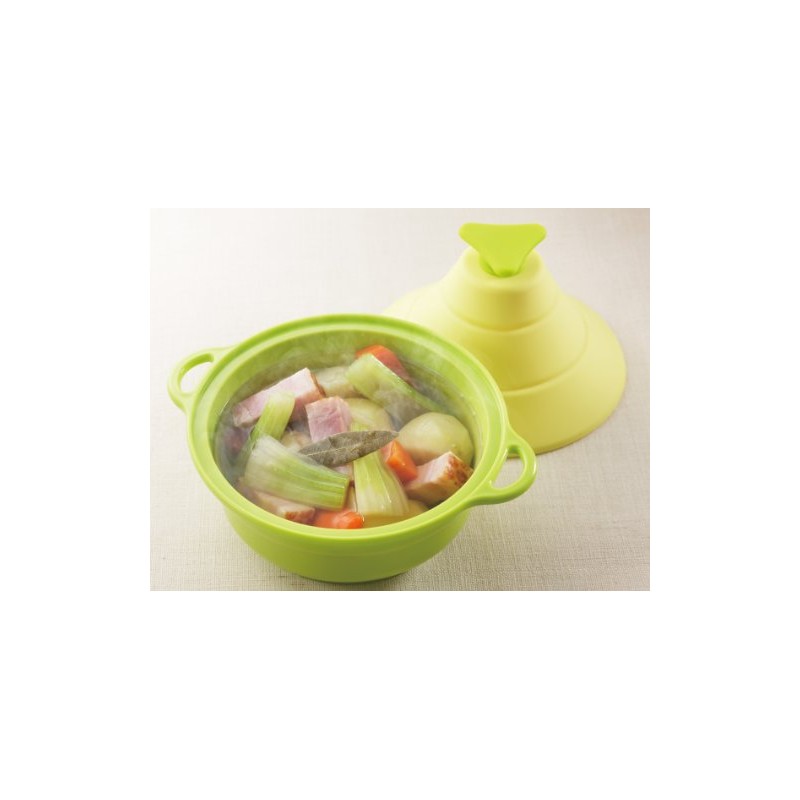 川崎(Kawasaki) シリコーンマルチスチーマーレンジde3役 グリーン