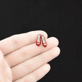 Unbranded BULK 20 Red Shoe Charms Enamel Plated Fun and Colorful - E102