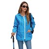 Hount Women's Lightweight Hooded Raincoat Waterproof Packable Active Outdoor Rain