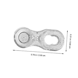 Gatuida 2pairs Chain Connectors for Mountain Bike Speed Quick Release Link Buckles for Easy Installation Enhanced Performance Convenient for Bike Enthusiasts