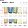 DASITON Makeup Brush holder Organizer,Crystal Cosmetic Makeup Brush Glass Brushes
