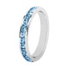Muse Art Design Round Eternity Band Ring (Channel Set) with