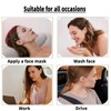 Hair Clips 10Pcs Black Non-Slip Creaseless Duckbill Alligator Clips, Professional