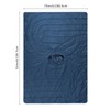 hotkoko Poncho Blanket Outdoor Wearable Camping Blanket Hoodie Waterproof