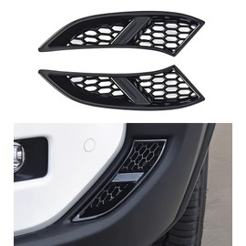 Front Bumper Side Air Vent Trim Compatible with 2024 2025 2026 Toyota Land Cruiser 250 1958 Prado LC250 J250, Exterior Fog Light Side Inlet Cover Exterior Accessories (Front Bumper Side Air Vent Trim)