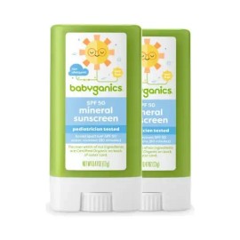 Babyganics Spf 50 Baby Sunscreen Stick Uva - Uvb, 2 Pack