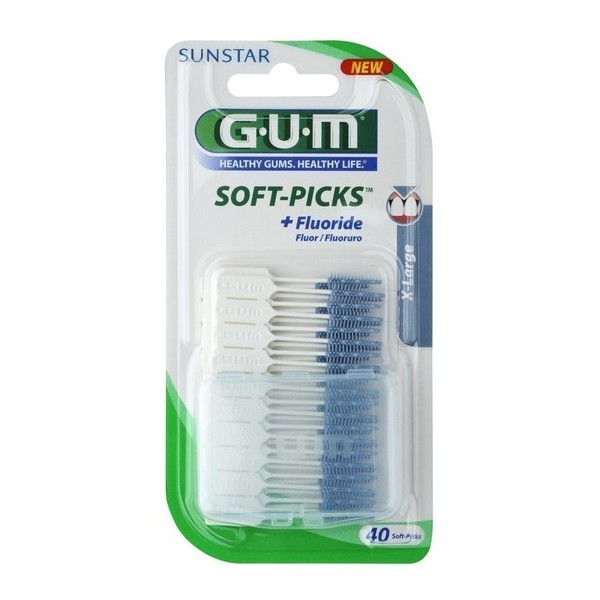Gum Soft Picks Extra Large, 40 picks