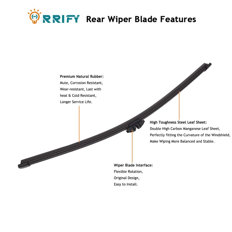Rear Windshield Wiper Blade Arm Set for Volvo XC90 2019
