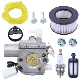 ADEFOL Vergaser mit Luftfilter, Zündkerze, Kraftstoffrohr, Schraube, Kraftstofffilter für Stihl MS231 MS241 MS251 MS231C MS241C MS251C MS251C (Primerbirnentyp) 1143 120 0611