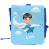 Children's Rucksack for Boys with Name Levi and Pilot &