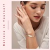sourcing map 12Pcs Bracelet Blanks, 5/8 x 6inch Bangle Blanks